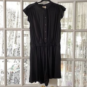 Kate Spade Crepe Ruffled Romper